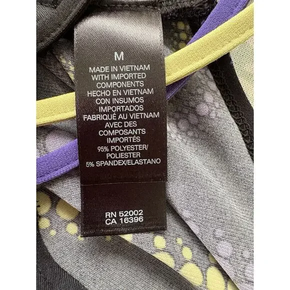 Axcess Sleeveless Trapeze Dress Retro Mod Boho Pop Art Maximalist Abstract | M - Picture 6 of 9